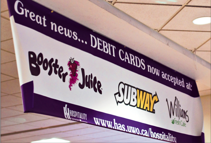 Western eateries enter 20th century with debit